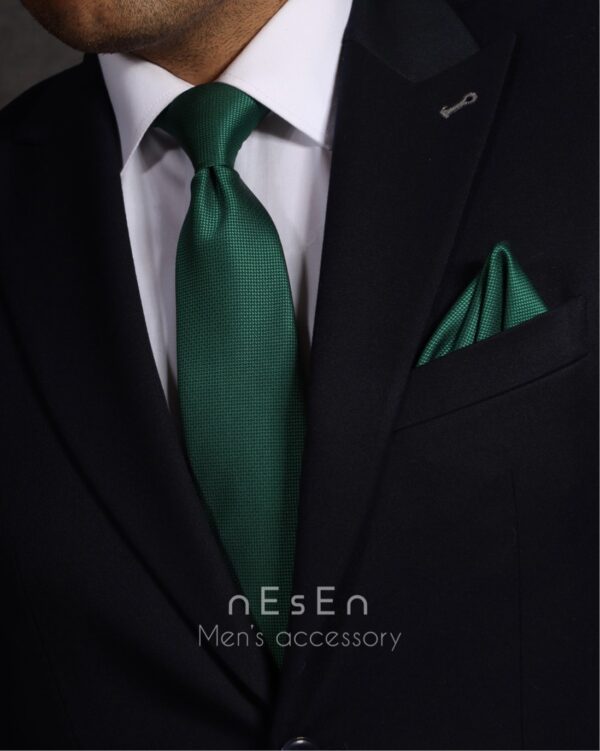 کراوات سبز ساده