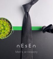 ست کادویی کراوات مردانه زغالی