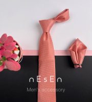 کراوات صورتی ساده